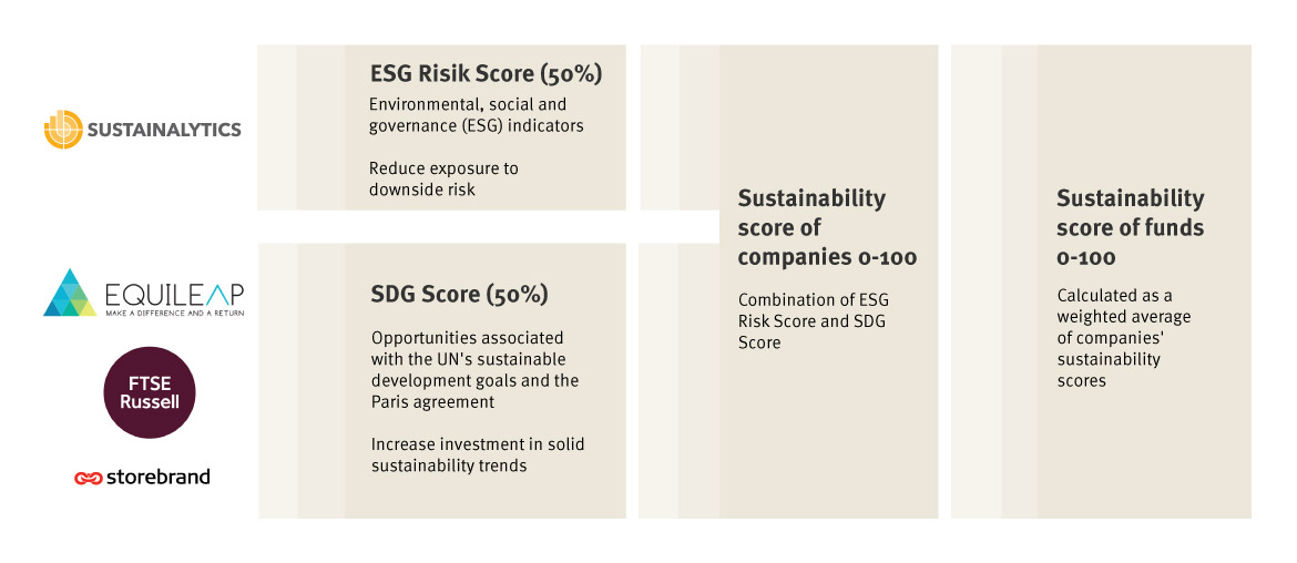 ESG risk score chart