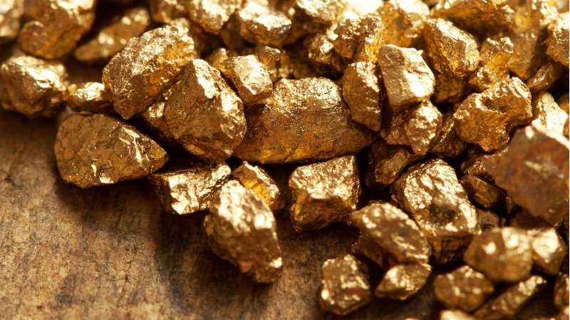 Lumps of gold